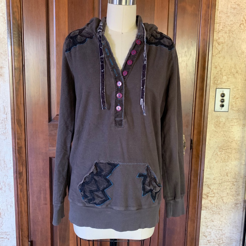 Free People - Lotus / Mandala Hoodie - M